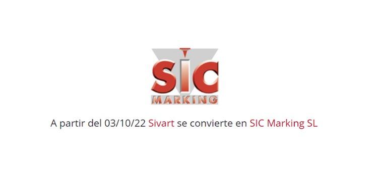 SIVART SL이 SIC 마킹 S.L.이 됩니다.